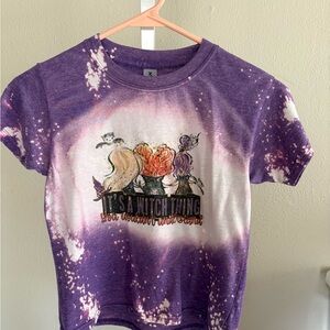 Gildan Purple Tie-Dye Kids Tee "It's a Witch Thing" Graphic